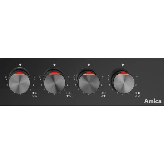 Газова плита Amica PGCD6101APFB 59см