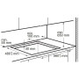 Газова варильна поверхня AEG HGB64420SM 59,4см