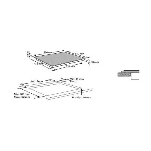Індукційна плита Whirlpool WSQ2760BF 59см