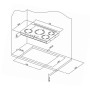 Газова варильна поверхня Dynaxo DynaCook X4 G20 2E 20 73см