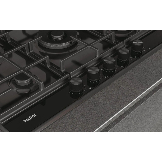 Газова варильна поверхня Haier Gas On Metal Series 6 HAHG7W5HEB 74.5см