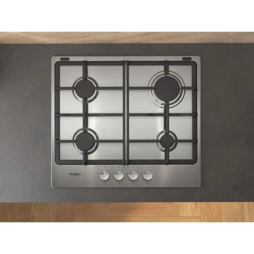 Газова плита Whirlpool TKRL660IX 58см
