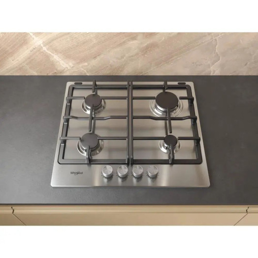 Газова плита Whirlpool TKRL660IX 58см