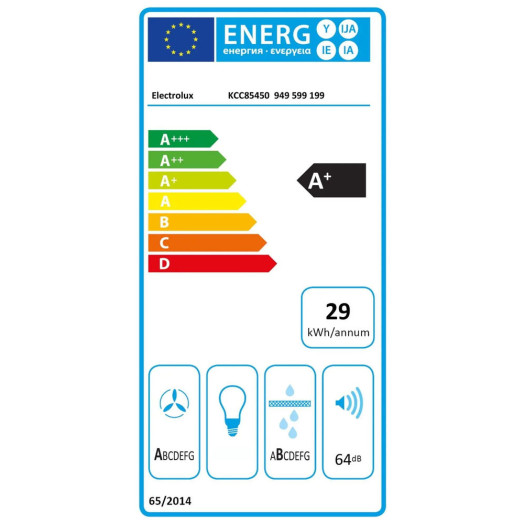 Індукційна плита з витяжкою Electrolux KCC85450 83см