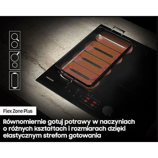 Індукційна плита Samsung NZ64B6058GK Slim Fit 59 см