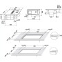 Індукційна плита з витяжкою Whirlpool WVH 1065 B 65см