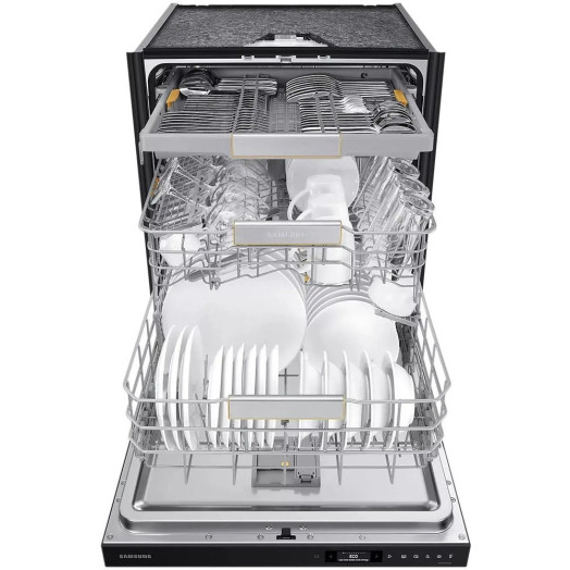 Samsung Bespoke DW60CB895UAPET 60см Посудомийна машина Автоматичне відкриття дверцят Ящик для столових приборів Без панелі