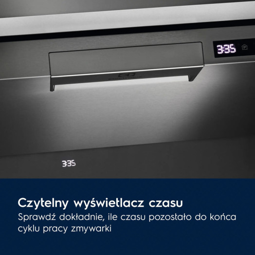 Посудомийна машина Electrolux 900 ComfortLift EEC87400W 60см Автоматичне відкриття дверей Ящик для столових приборів