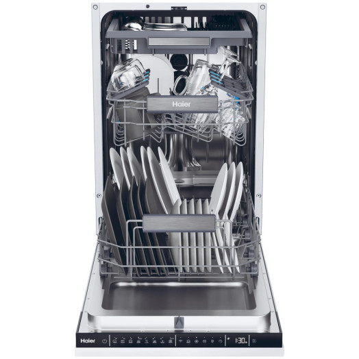 Haier I-Pro Shine Series 4 XI1C3TB2FB Посудомийна машина 44,8 см Автоматичне відкриття дверцят Ящик для столових приборів