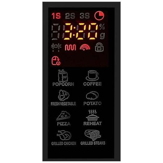 Мікрохвильова піч гриль Amica AMGF23E1GB