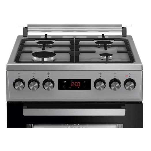 Плита газово-електрична Beko FSMT52336DXDS Rotisserie з конвекцією