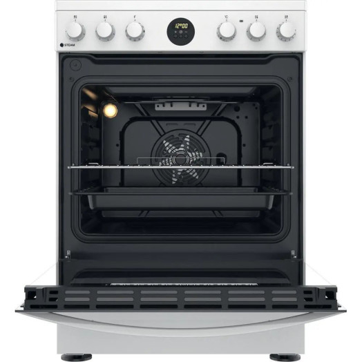 Електрична плита Indesit IS67V8CHW/E Парова духовка Конвекція