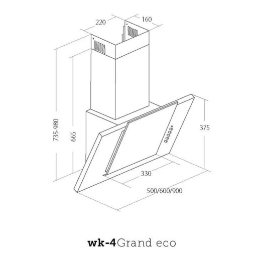 Капюшон Akpo WK-4 Grand Eco 50 чорний