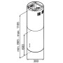Витяжка Amica OWC4441BO Black