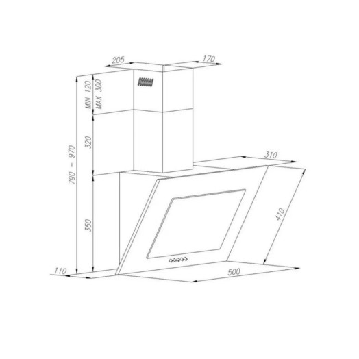 VDB Ambi 50 Black Hood