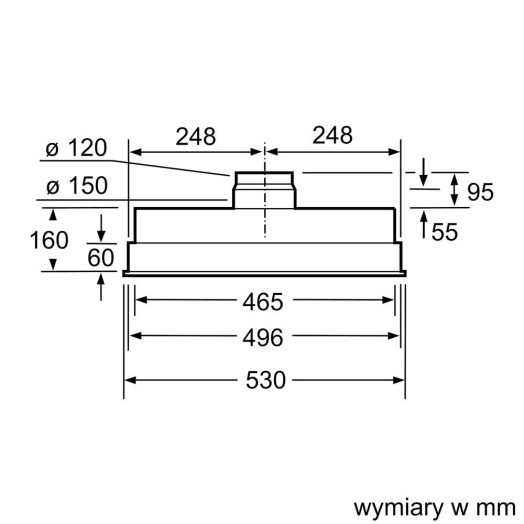 Siemens LB55565 Silver Hood