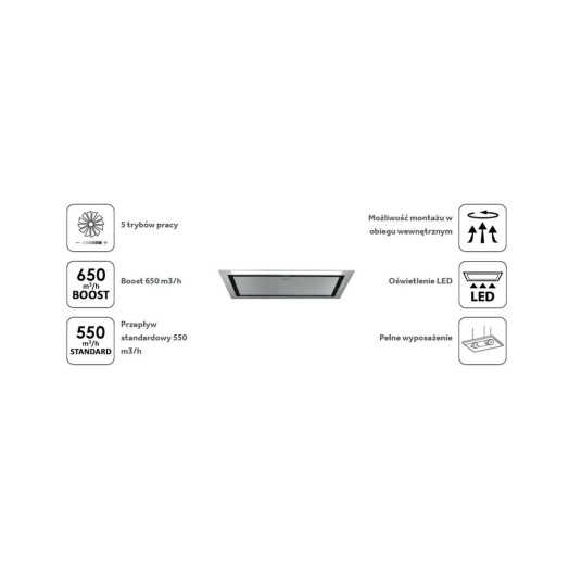 Витяжка Haier I-Design HAPY72ES6X Inox