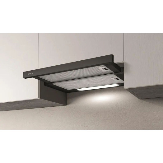 Витяжка Elica ELITE 14 LUX BL/A/50 Чорно-сіра