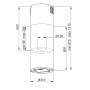 Витяжка Beko b300 BHCI31322BBH Матовий чорний