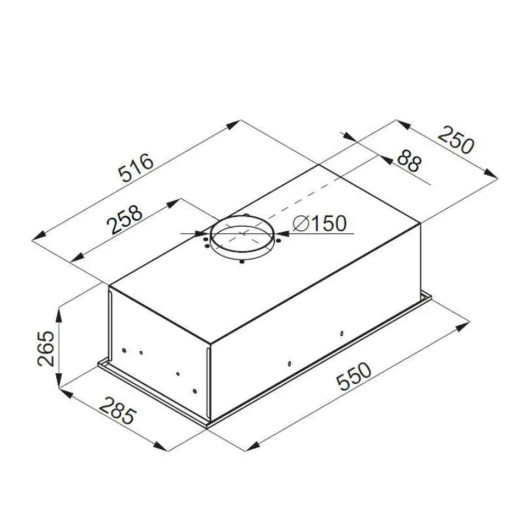 Витяжка Globalo Ereniso 60.1 Black