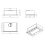 Akpo WK-7 Light Wood Eco 50 Hood Matte Black