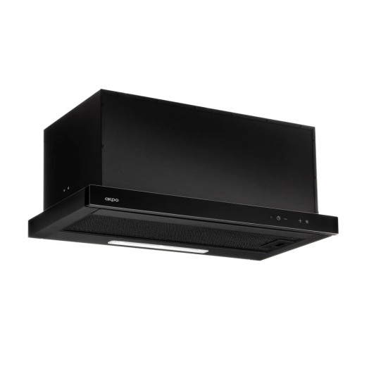 Чорний капот Akpo WK-7 Light Glass Touch 50
