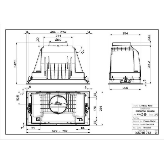 Витяжка Faber Inka Lux Smart EV8 X 52 Inox