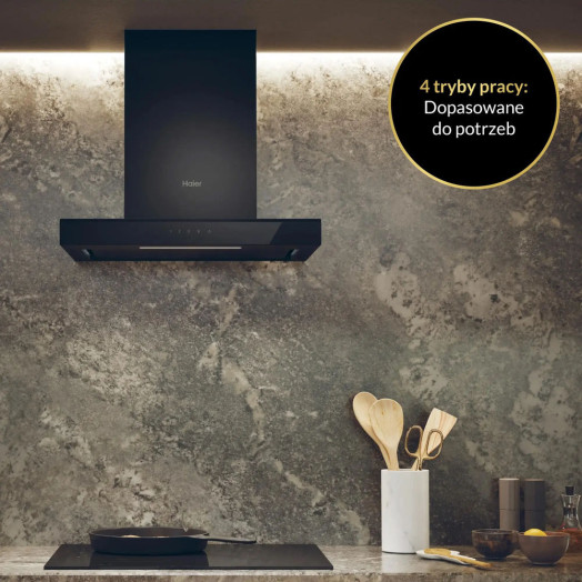 Haier I-Clean Hood Series 4 HATS6CBS4B Чорний