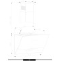 Витяжка Amica OKP6859S Black