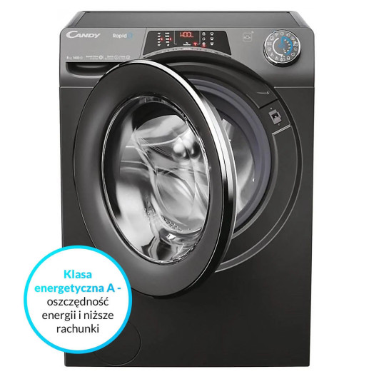 Пральна машина Candy RapidO RO1484DWMCRT/1-S Slim 8кг 1400об/хв Пульт ДУ