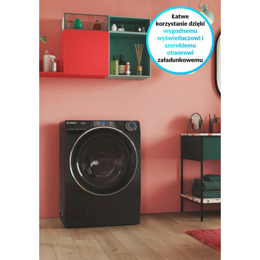 Пральна машина Candy RapidO Pro RP 496BWMBCB/1-S Slim 9кг 1400об/хв Пульт ДУ
