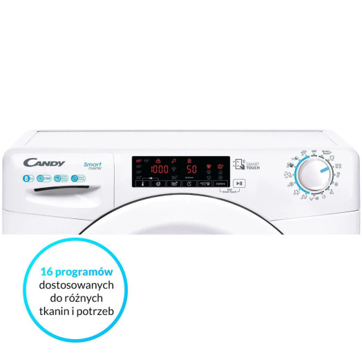 Пральна машина Candy Smart Inverter CS 128TXME-S Slim 8 кг 1200 об/хв