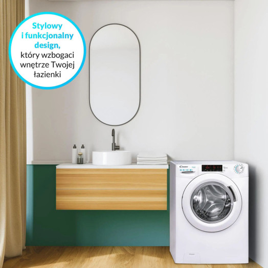 Пральна машина Candy Smart Inverter CS 128TXME-S Slim 8 кг 1200 об/хв