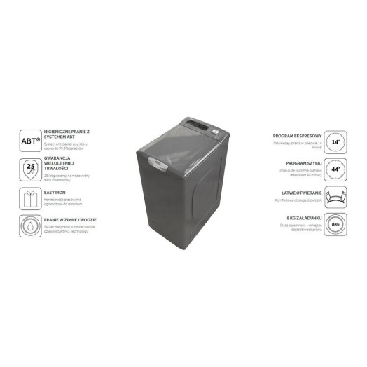 Пральна машина Haier RTXSGQ48TMSCRE16 8кг 1400об/хв