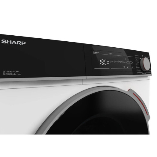 Пральна машина Sharp ES-NFH714CWA-PL 7кг 1400об/хв.