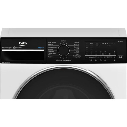 Пральна машина Beko bPro500 B5WFU58408WBDC 8кг 1400об/хв Пульт