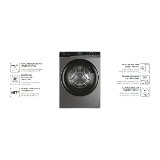 Пральна машина Haier I-Pro 3 HW90-B14939S8-S 9кг 1400об/хв