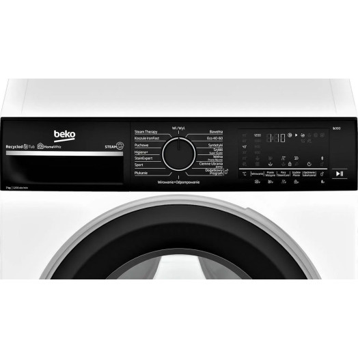 Пральна машина Beko b300 B3WFU57215WBPB Slim 7кг 1200об/хв Пульт