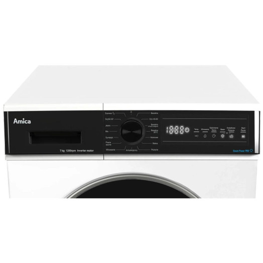 Пральна машина Amica WA3S712BLISEB Slim 7кг 1200об/хв