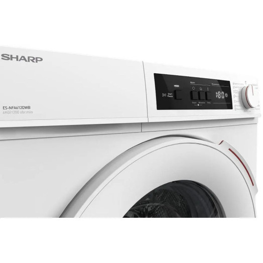 Пральна машина Sharp ES-NFA612DWB-PL Slim 6кг 1200об./хв.