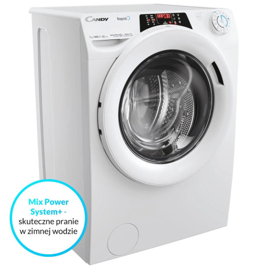 Пральна машина Candy RapidO RO4 476DWM7/1-S Slim 7кг 1400об/хв Пульт ДУ