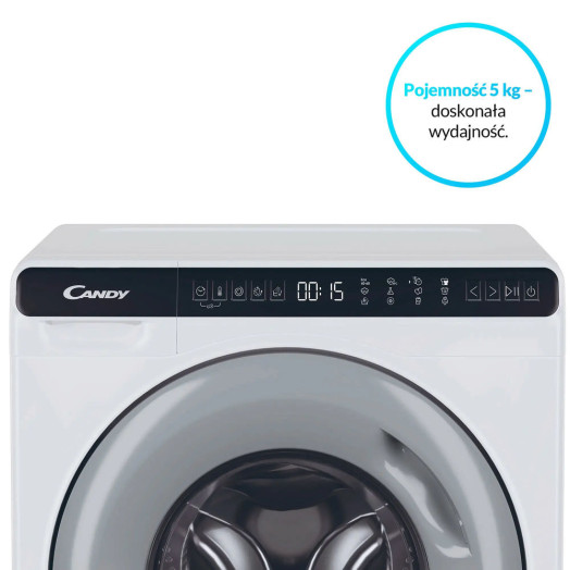 Пральна машина Candy Mini CW50-BP12307G-S Slim 5кг 1200об/хв