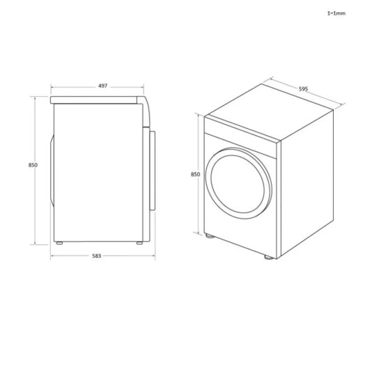 Пральна машина Haier I-Pro Series 7 Plus HW100-B14979NU1S 10 кг 1400 об/хв Пульт дистанційного керування