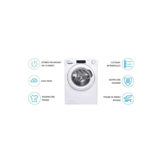 Пральна машина Candy SmartPro CSOW 4855TWE/1-S 53см 8кг/5кг