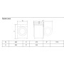 Пральна машина LG F2D9552YW Slim 47,5 см 9 кг/5 кг