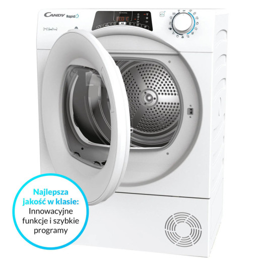 Сушильна машина Candy RapidO RO4 H7A2TEX-S Slim 46,5 см 7 кг Пульт дистанційного керування