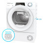 Сушильна машина Candy RapidO RO4 H7A2TEX-S Slim 46,5 см 7 кг Пульт дистанційного керування