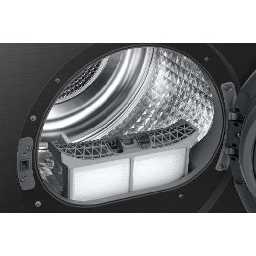 Samsung DV90T6240LB/S6 Optimal Dry, 65 см, 9 кг, пульт дистанційного керування