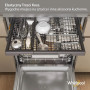 Посудомийна машина Whirlpool W7F HP43 X 60см Автоматичне відкриття дверей Ящик для столових приборів