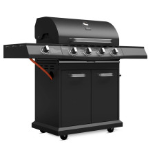 Чорний газовий гриль Koler Relish v4